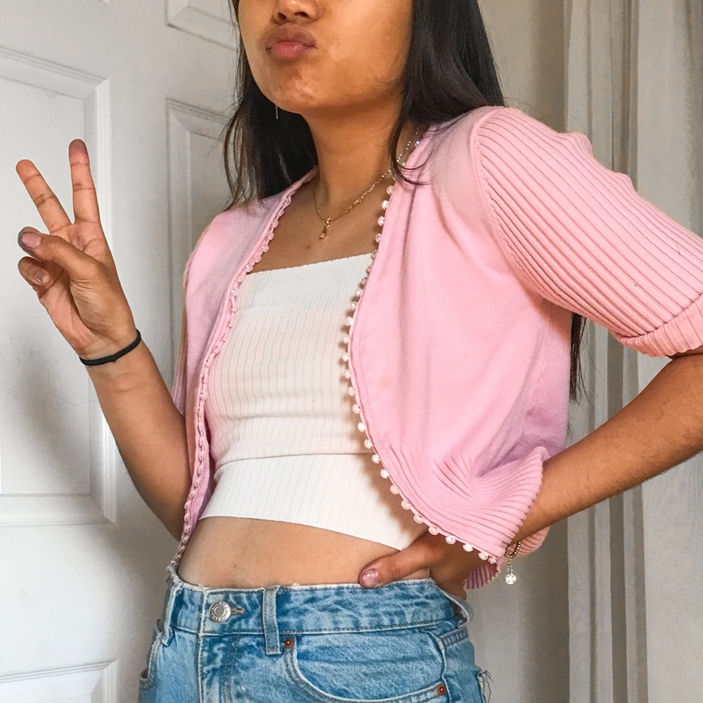 Pink top